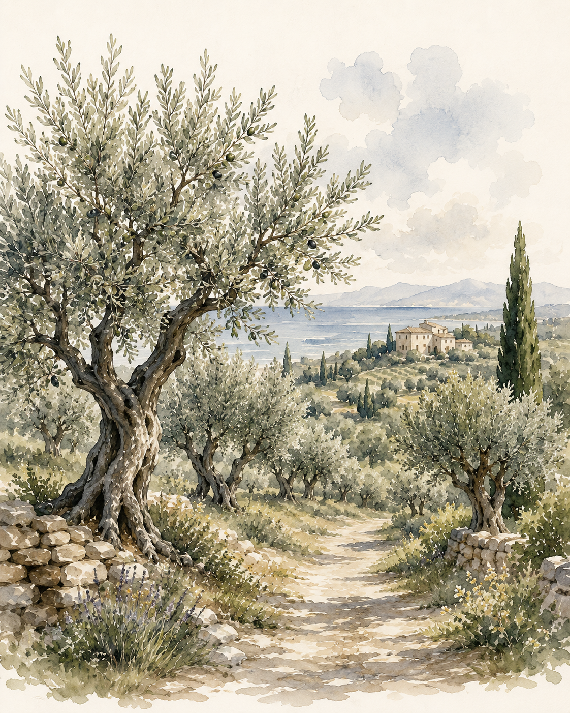 Olive Tree Landscape