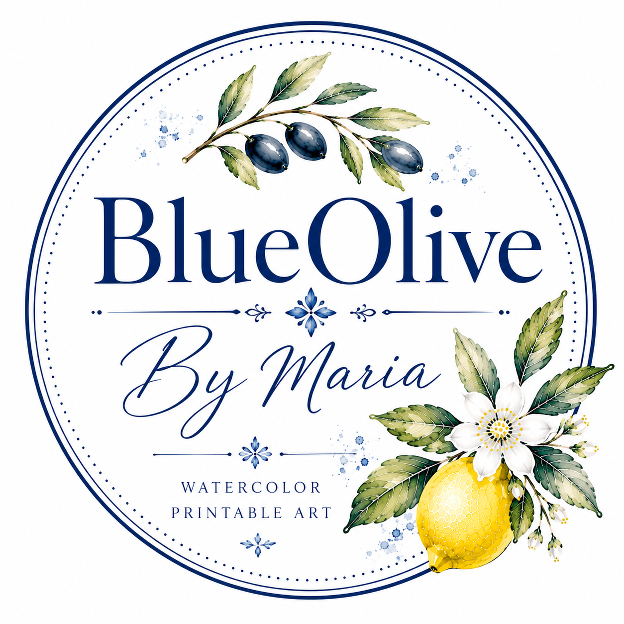 Blue Olive By Maria Logo